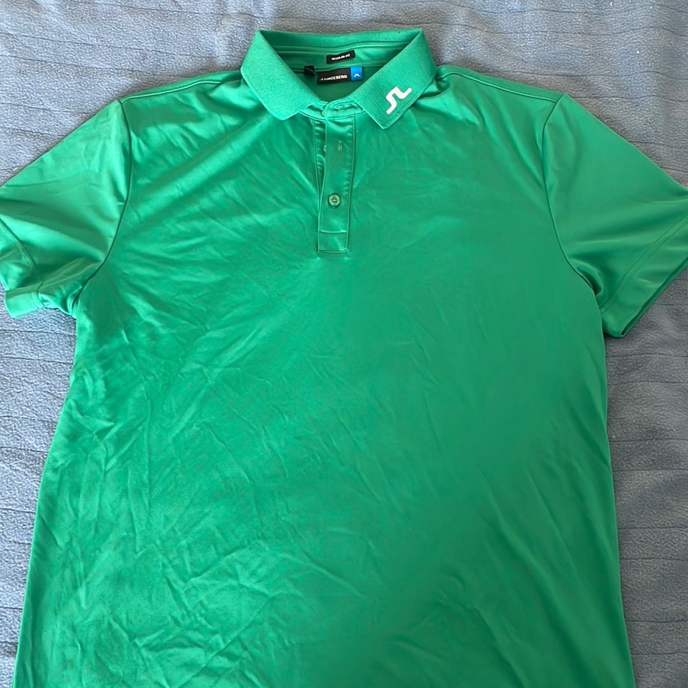 J lindeberg green polo